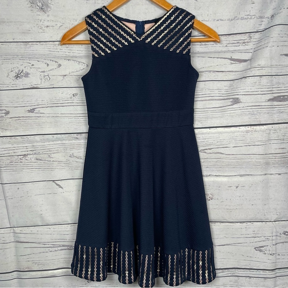 Zunie Girls Navy Dress Size 10